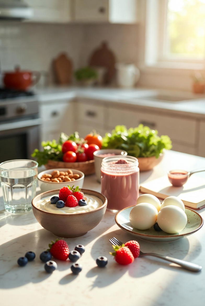 How Nutrition Impacts ADHD Management – High-protein foods, Greek yogurt, eggs, collagen and healthy ingredients for better focus and energy